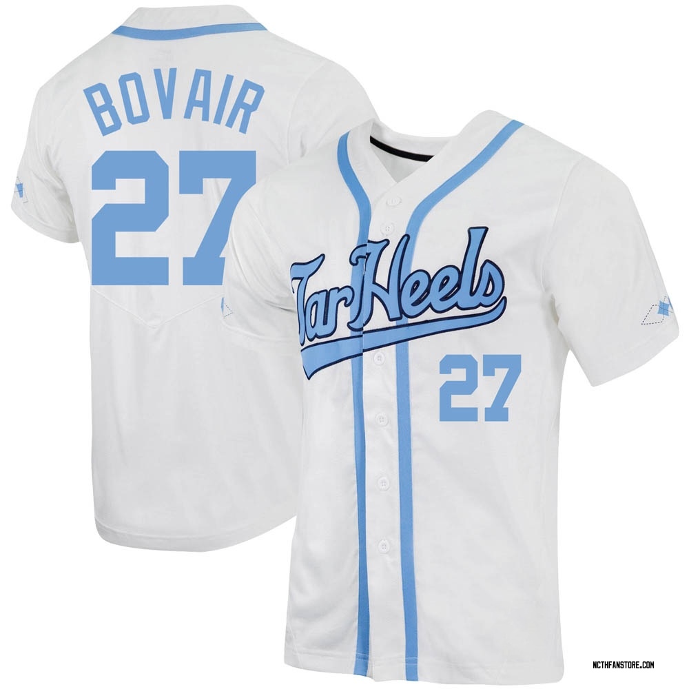 Men's Nike Carolina Blue North Carolina Tar Heels Replica Full-Button  Baseball Jersey